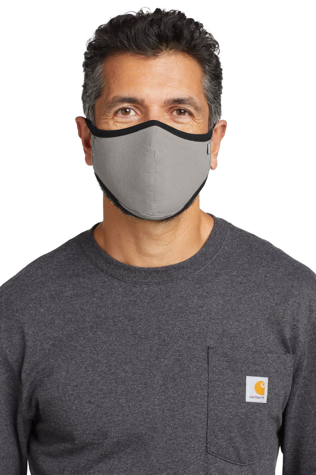 Carhartt Cotton Ear Loop Face Mask (3 pack) CT105160 Asphalt