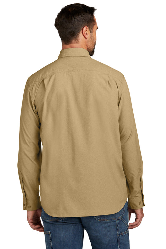 Carhartt Force Solid Long Sleeve Shirt CT105291 Dark Khaki