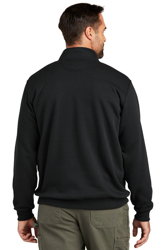 Carhartt Midweight 1/4-Zip Mock Neck Sweatshirt CT105294 Black