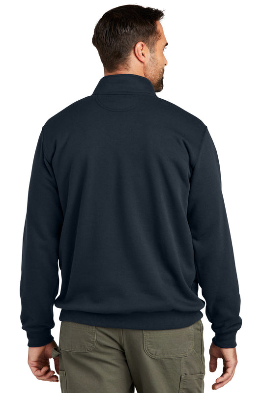Carhartt Midweight 1/4-Zip Mock Neck Sweatshirt CT105294 New Navy