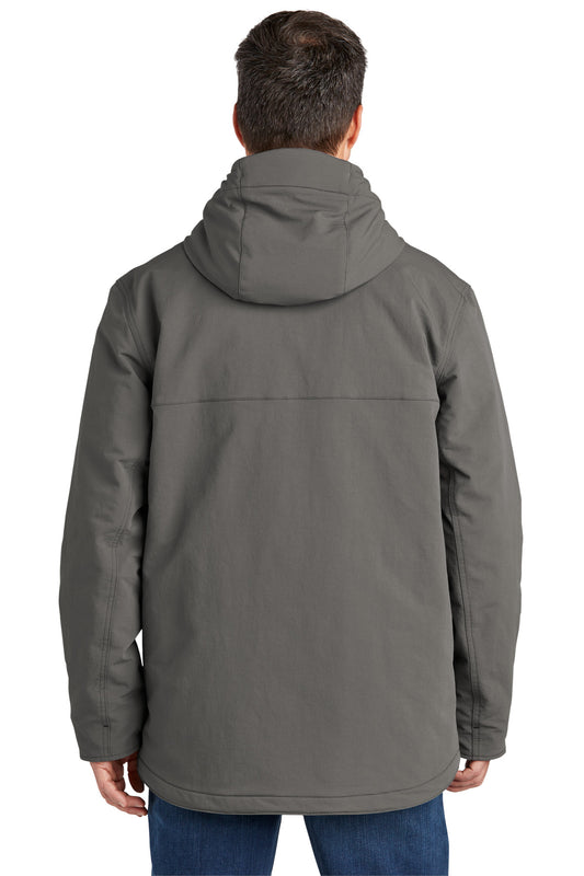 Carhartt Super Dux Insulated Hooded Coat CT105533 Gravel