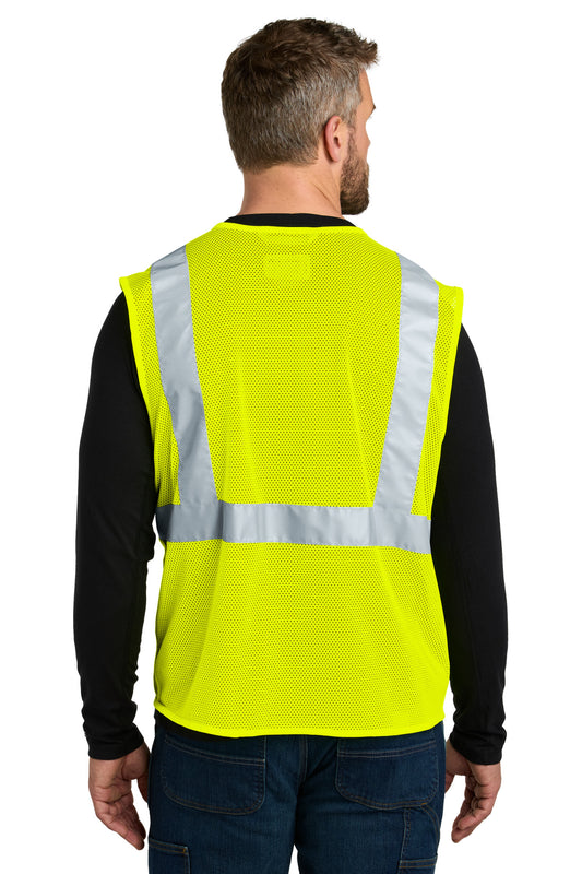 Carhartt ANSI Class 2 Mesh Zip-Front Vest CT106171 Brite Lime