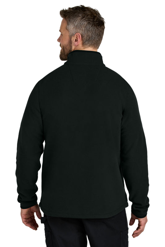 Carhartt Textured 1/2-Zip Fleece Jacket CT106417 Black