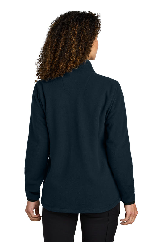 Carhartt Women's Textured Full-Zip Fleece Jacket CT106419 Navy