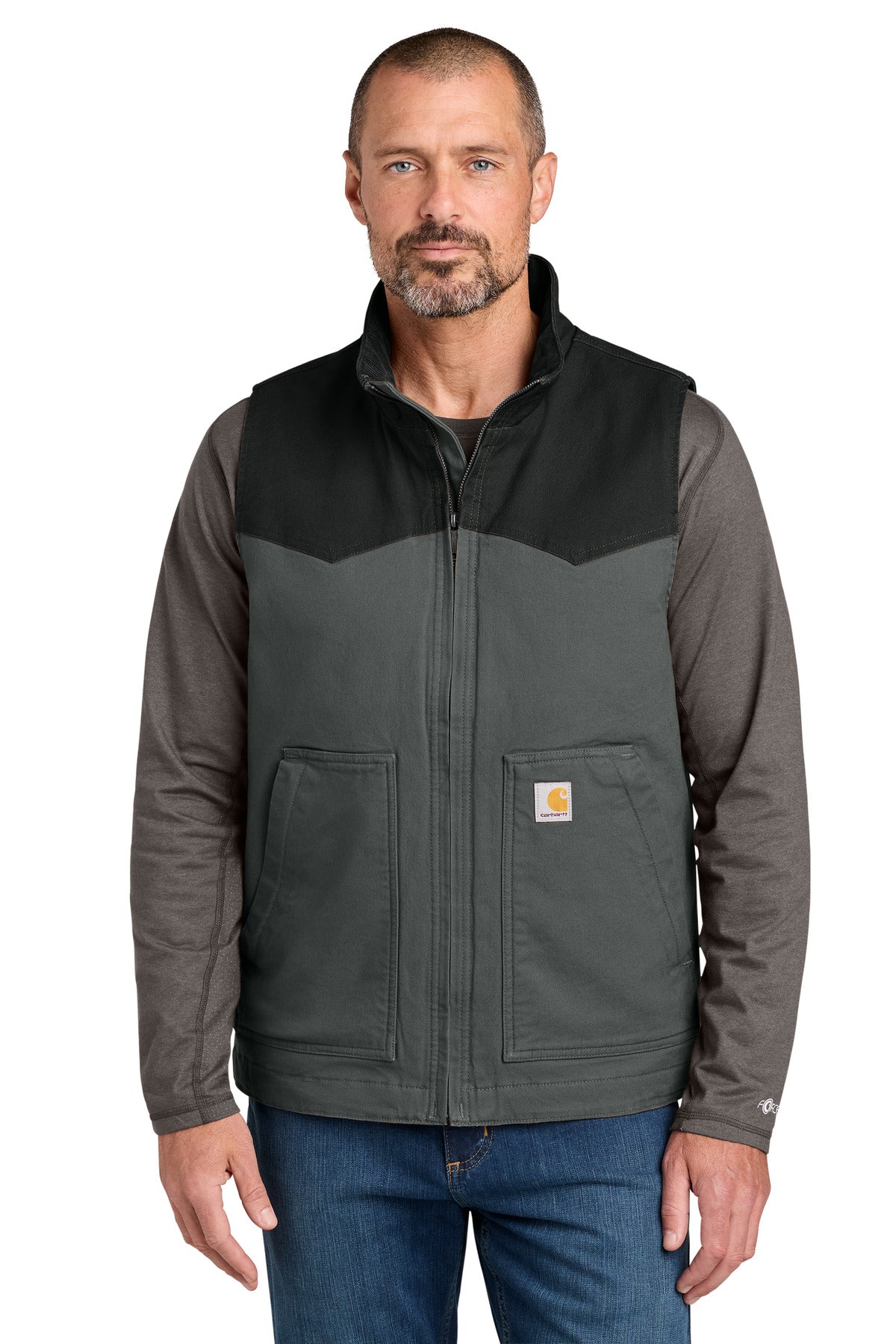Carhartt Montana Rugged Flex Duck Vest CT106433 Black/ Shadow Grey