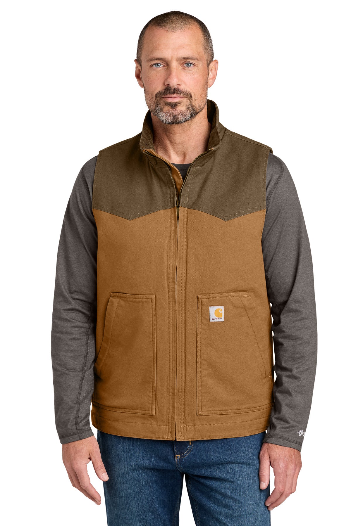 Carhartt Montana Rugged Flex Duck Vest CT106433 Carhartt Brown/ Coffee