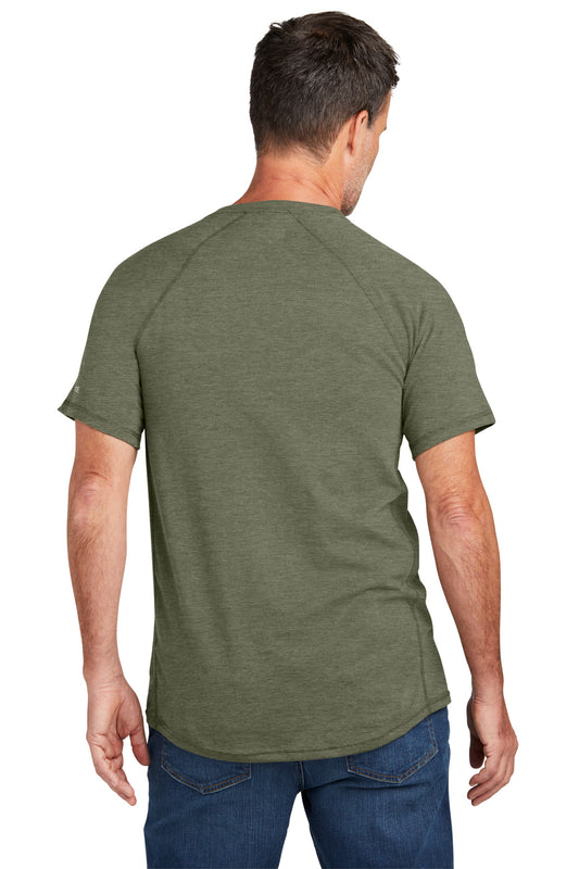 Carhartt Force Short Sleeve Pocket T-Shirt CT106652 Basil Heather