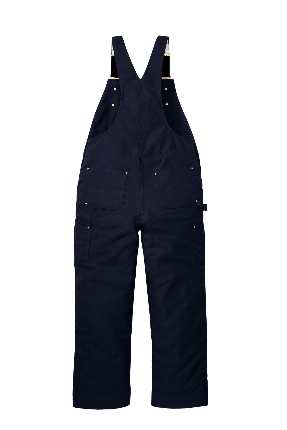 Carhartt Firm Duck Insulated Bib Overalls CT106672 Dark Navy