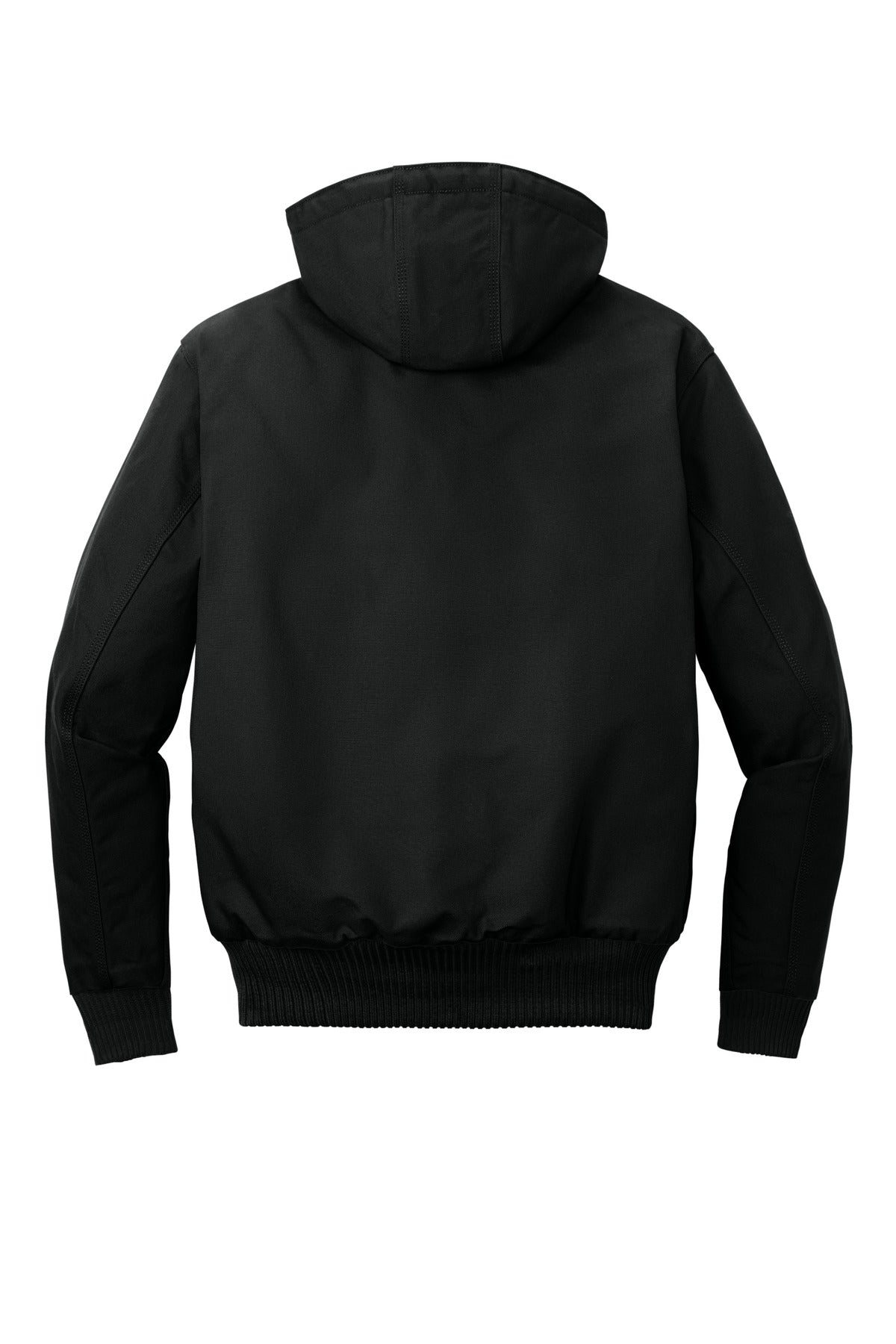 Carhartt Quilted-Flanne-Lined Duck Active Jac CT106677 Black