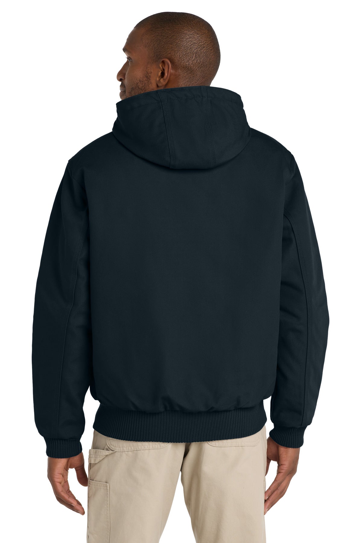 Carhartt Quilted-Flanne-Lined Duck Active Jac. CT106677 Dark Navy