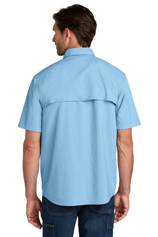 Carhartt Force Sun Defender Short Sleeve Shirt CT107107 Fresh Water Blue