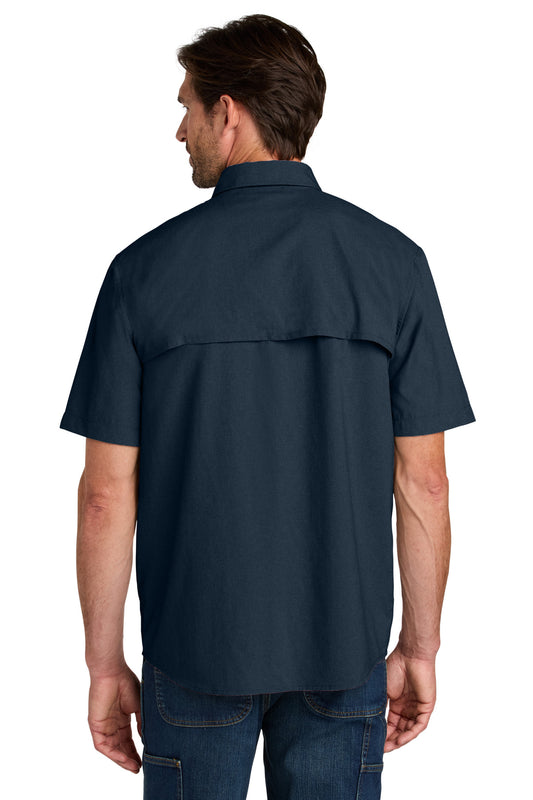 Carhartt Force Sun Defender Short Sleeve Shirt CT107107 Navy