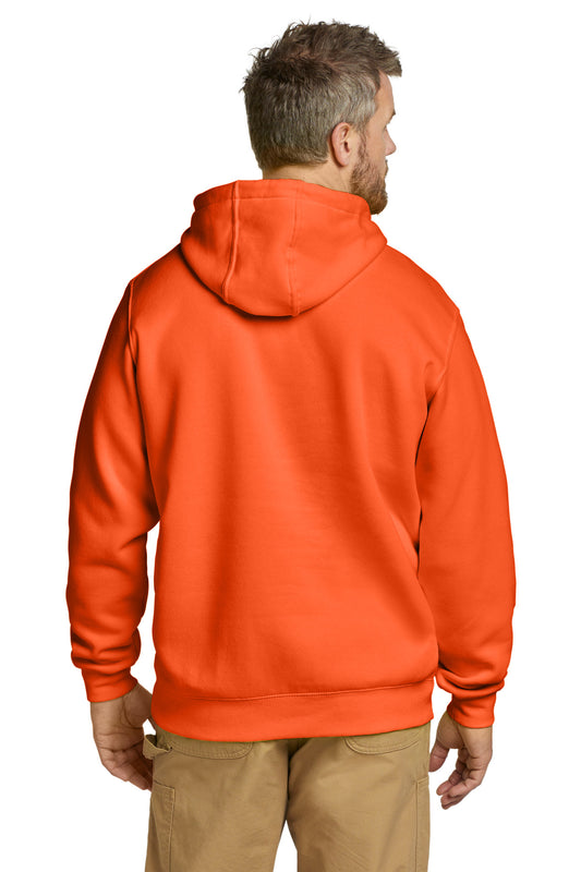 Carhartt Midweight Hooded Sweatshirt. CTK121 Brite Orange