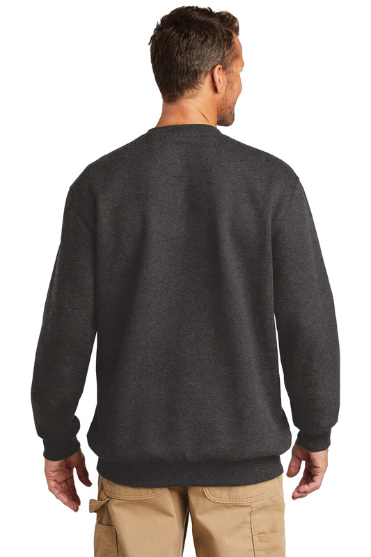 Carhartt Midweight Crewneck Sweatshirt. CTK124 Carbon Heather