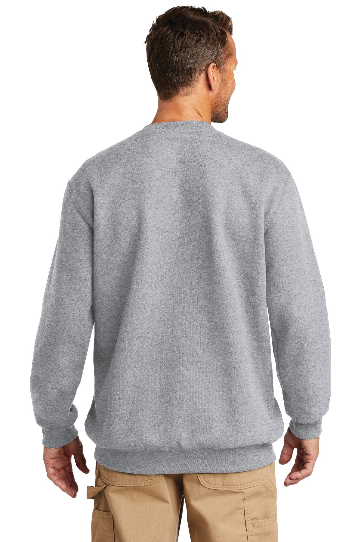 Carhartt Midweight Crewneck Sweatshirt CTK124 Heather Grey