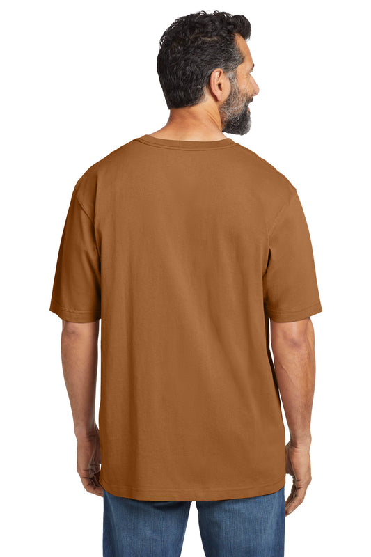 Carhartt Workwear Pocket Short Sleeve T-Shirt. CTK87 Carhartt Brown