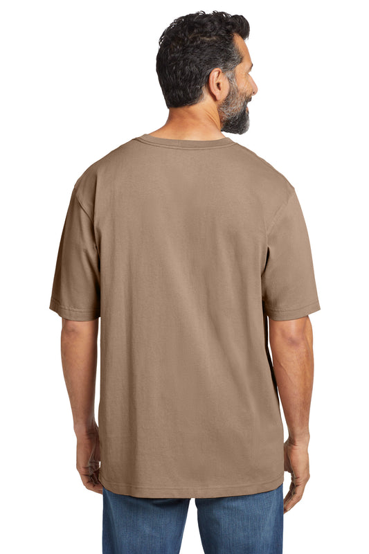 Carhartt Tall Workwear Pocket Short Sleeve T-Shirt. CTTK87 Desert Tall