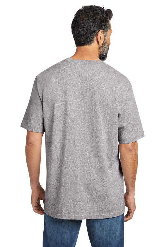 Carhartt Tall Workwear Pocket Short Sleeve T-Shirt CTTK87 Heather Grey