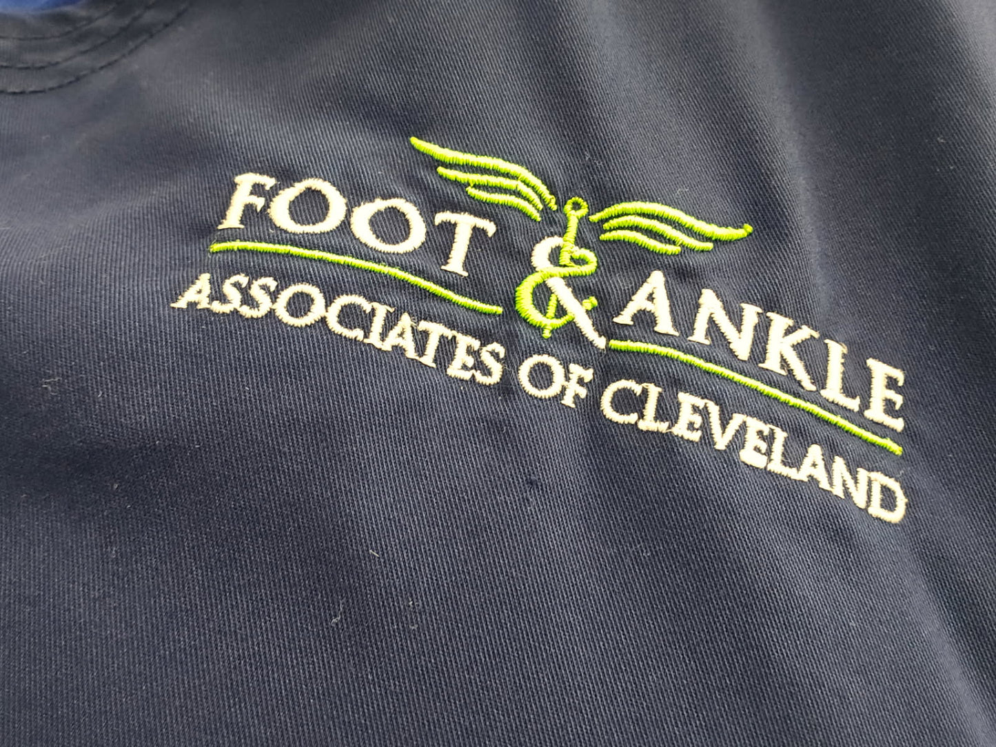 Logo Embroidery - Foot & Ankle Associates of Cleveland