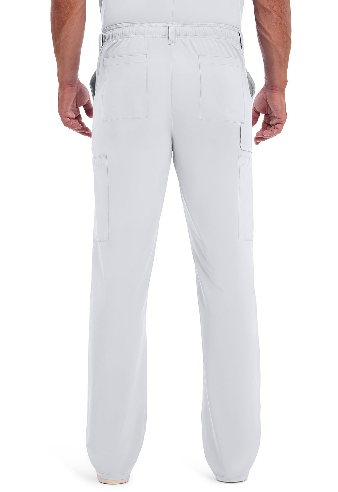 EDS Essentials DK015 Men's Natural Rise Drawstring Scrub Pants image 5