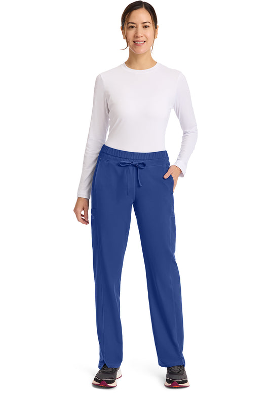 Dynamix DK130 Mid Rise Straight Leg Pants Drawstring Pants Royal