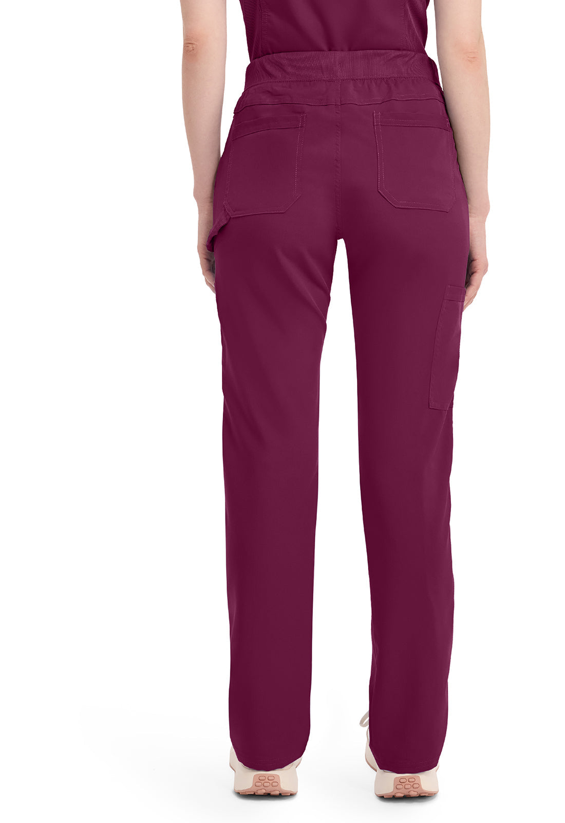 Balance DK135 Women's Mid Rise Tapered Leg Pull-on Scrub Pants image 5