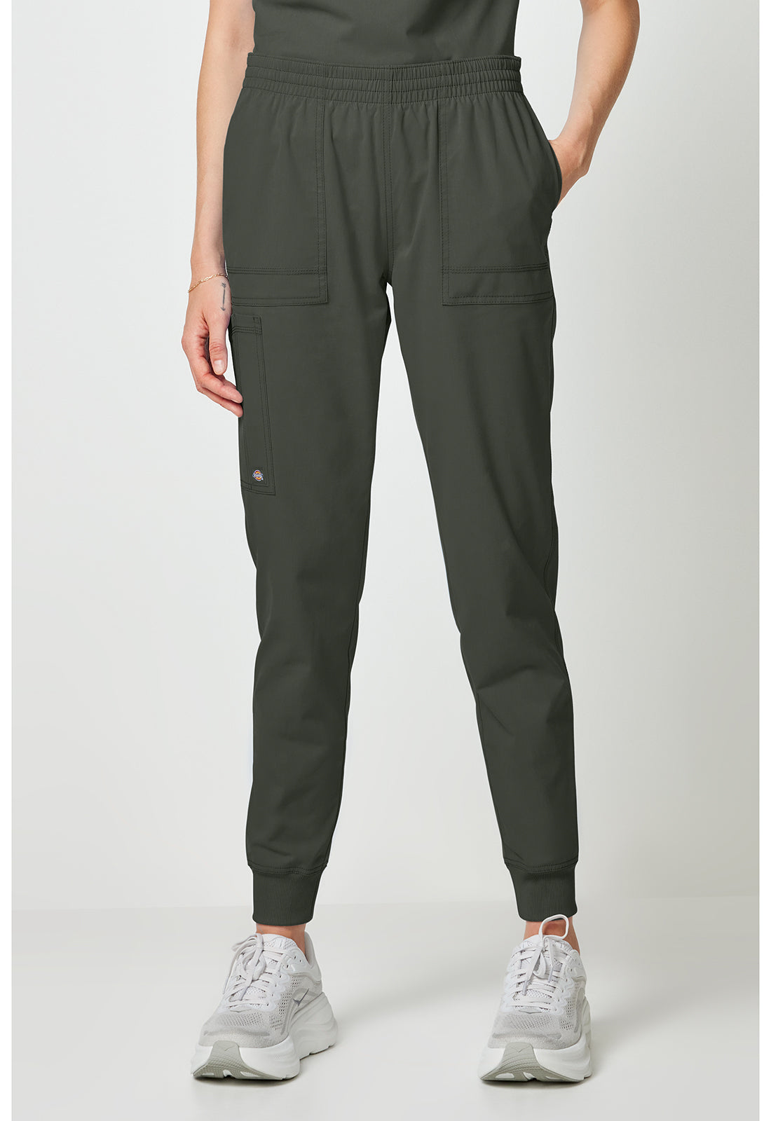 Forge DK275 Women's Mide Rise Cargo Jogger Pants Olive