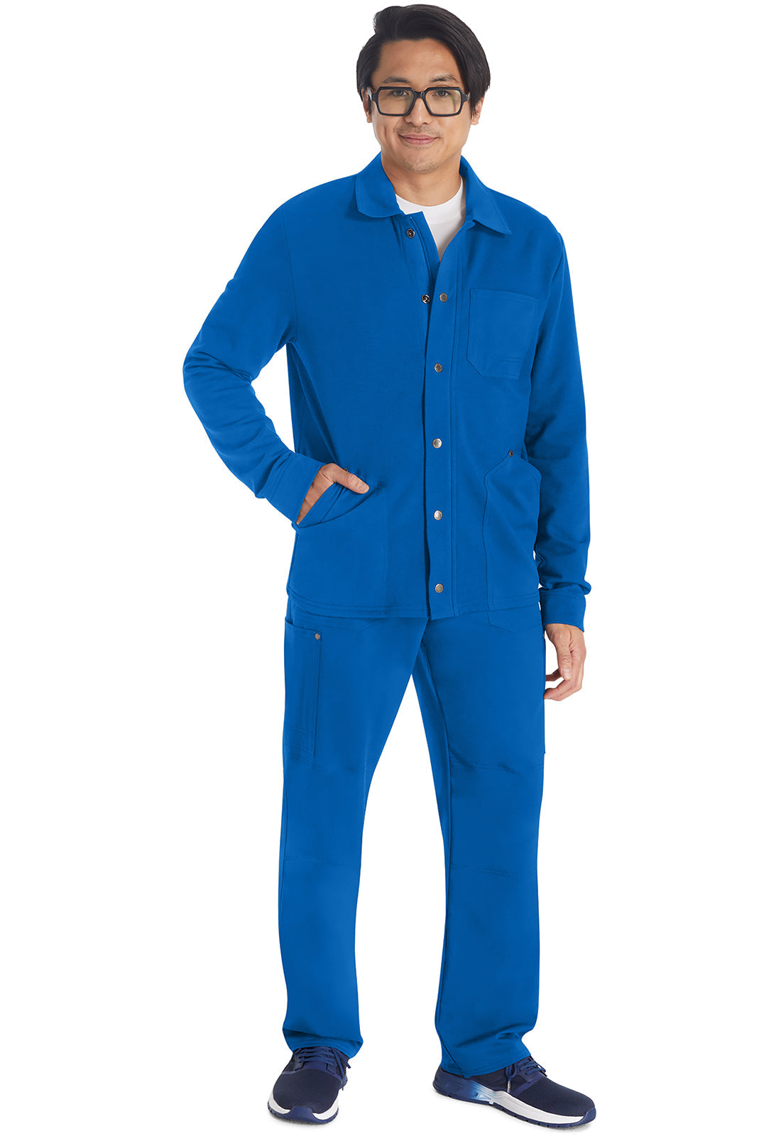 EDS NXT DK318 Men's Zip Front Fleece Jacket image 5