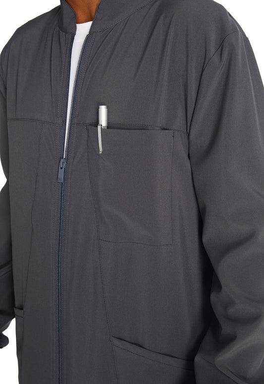 EDS Essentials DK342 Men's Zip Front Jacket Pewter