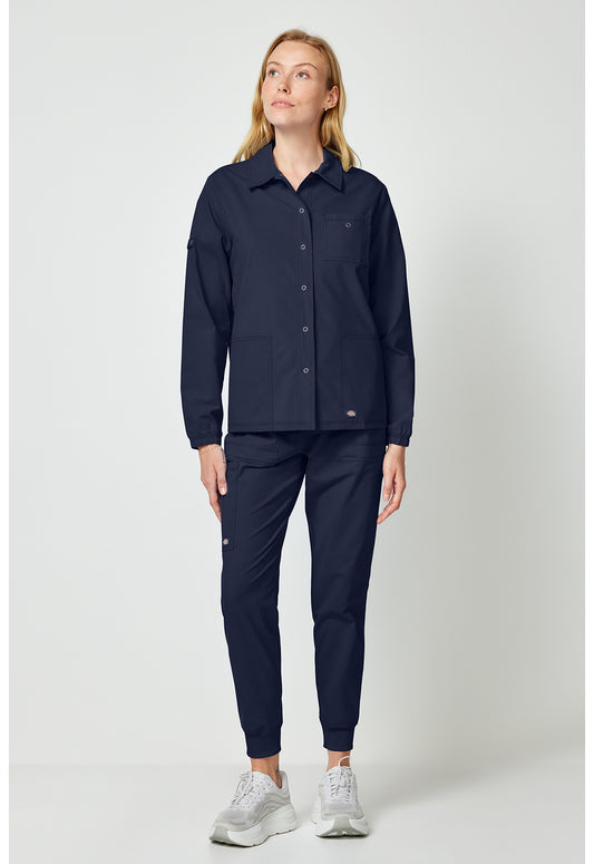 Forge DK343 Women's snap front jacket Navy