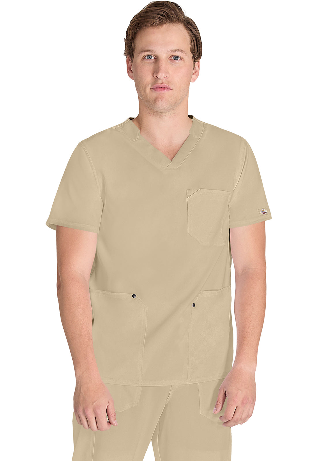 Dickies EDS NXT DK677 Men's V-neck Top Khaki – Med Threads