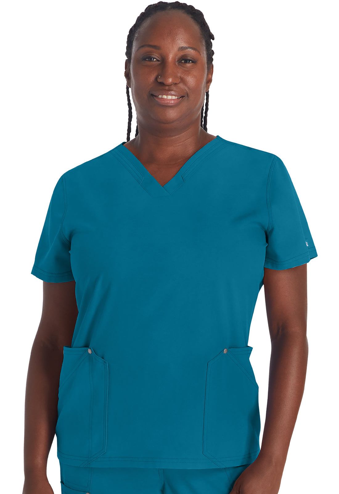 EDS NXT DK678 V-Neck Top Caribbean Blue