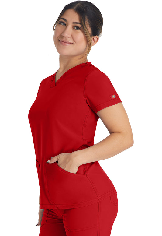 EDS NXT DK678 V-Neck Top Red