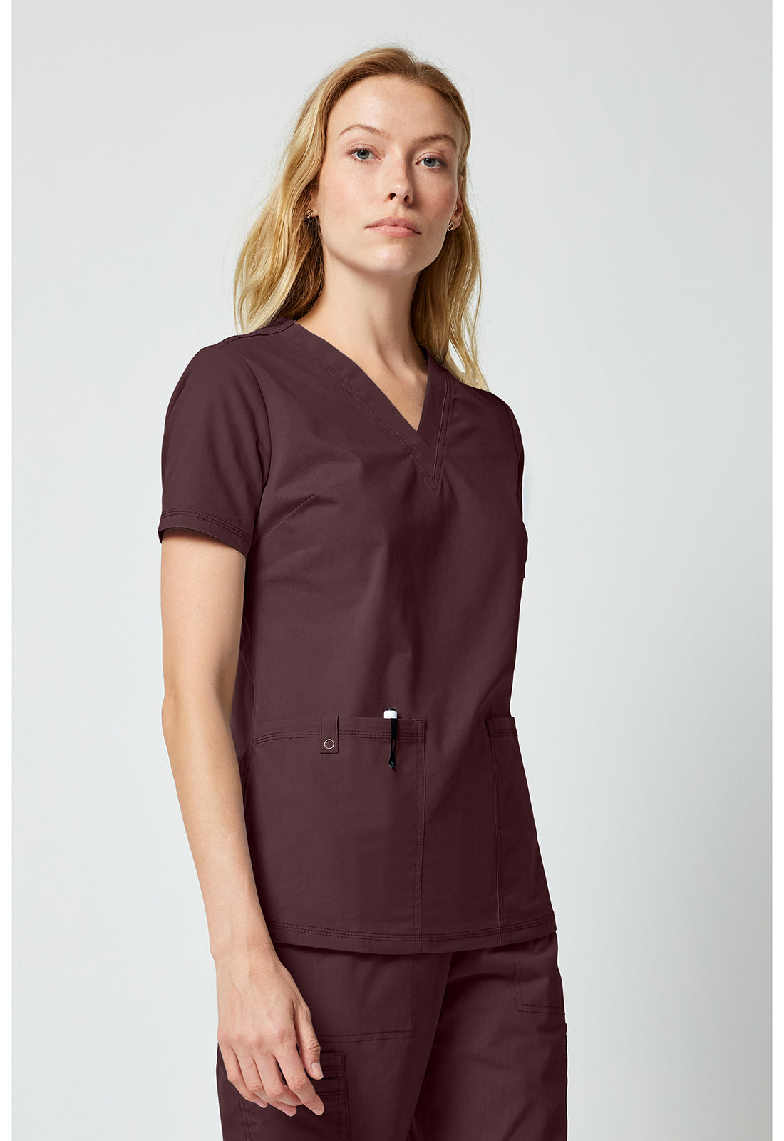 Forge DK856 Women's V-neck Scrub Top Terrain