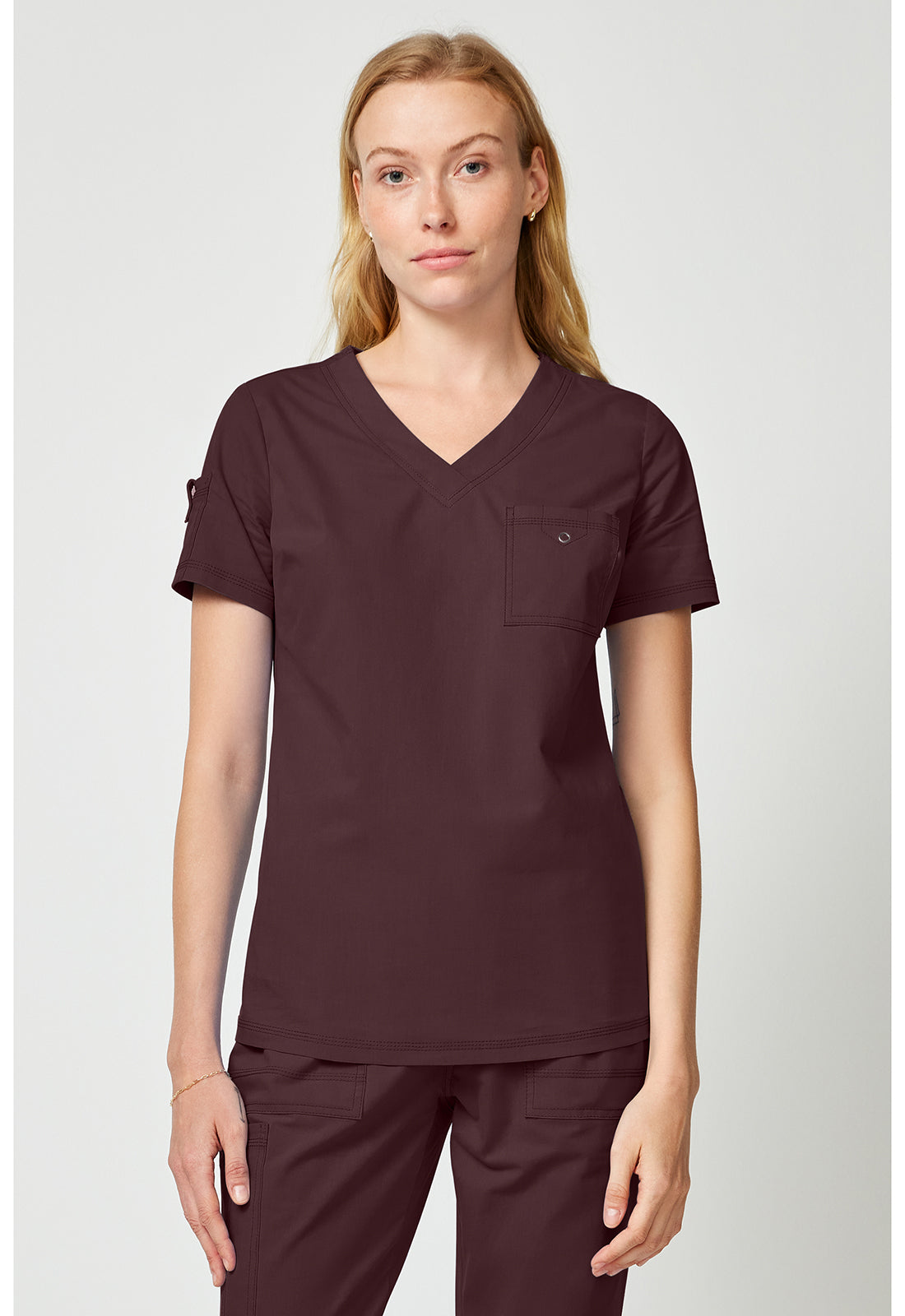 Forge DK857 Women's Tuck In Scrub Top