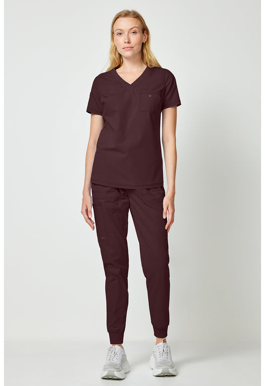 Forge DK857 Women's Tuck In Scrub Top Terrain
