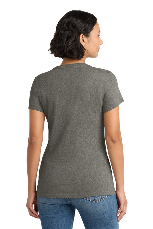 District Women's Perfect WeightTee DM104L Heathered Charcoal