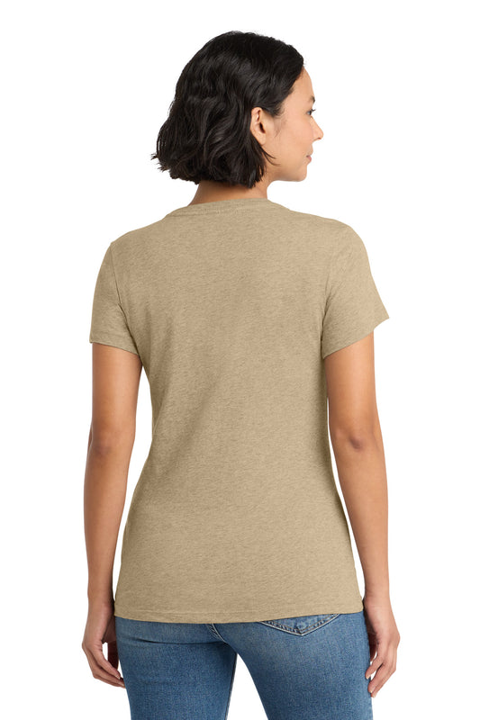 District Women's Perfect WeightTee DM104L Heathered Latte