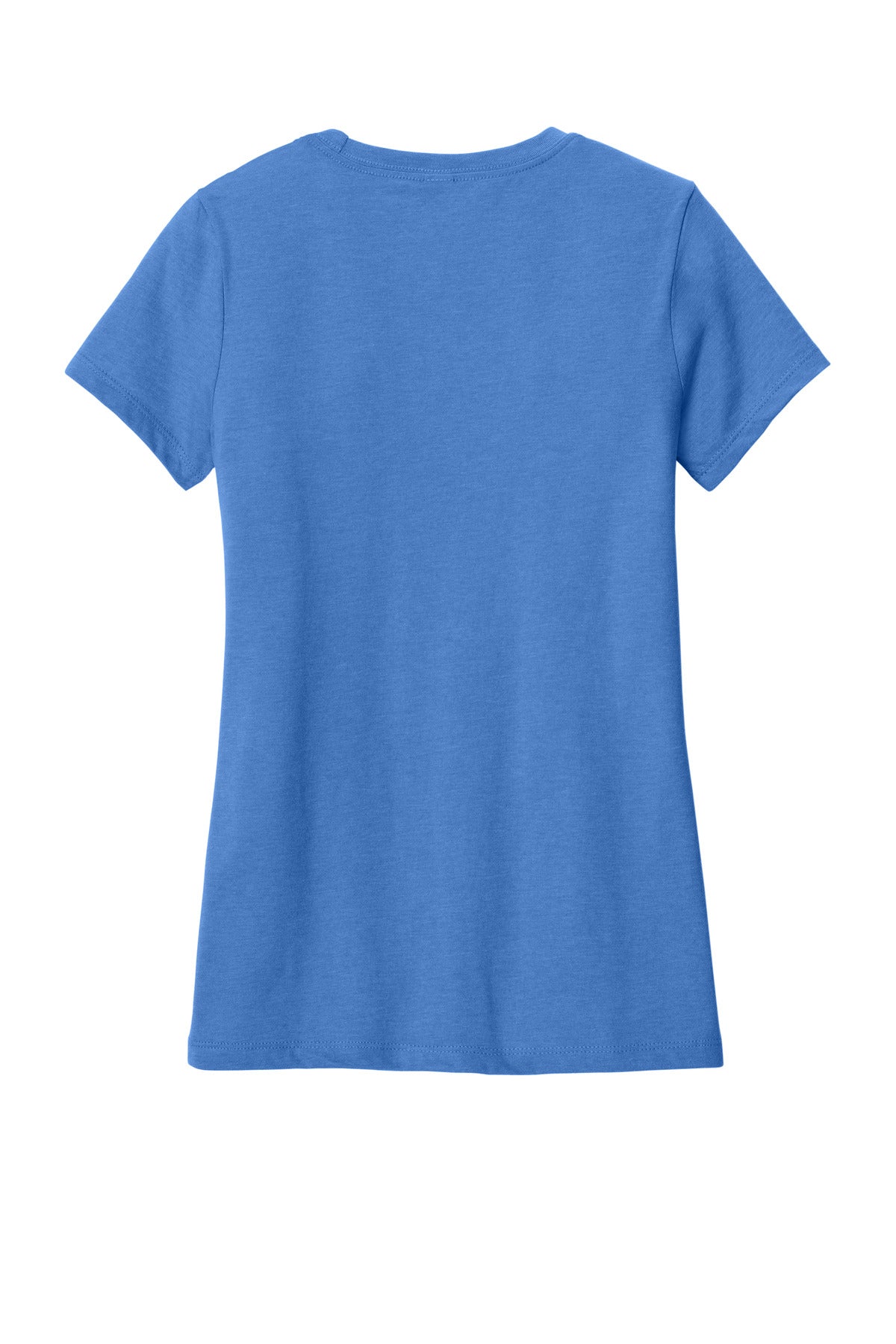 District Women's Perfect Blend CVC Tee DM108L Heathered Royal