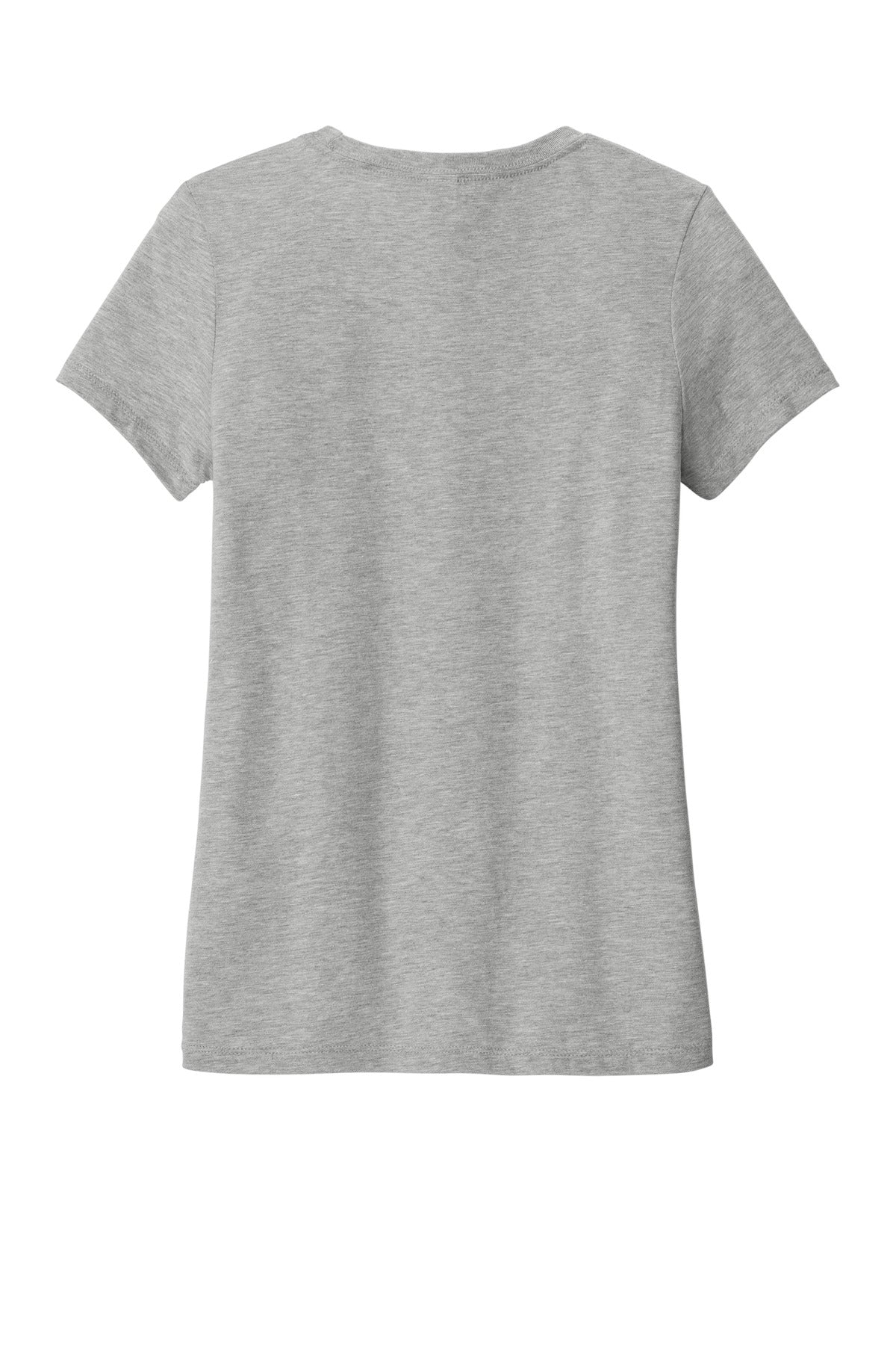 District Women's Perfect Blend CVC Tee DM108L Light Heather Grey