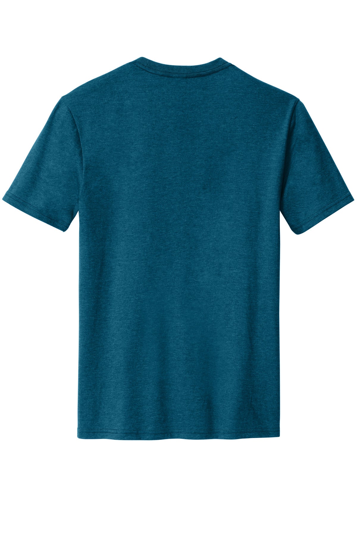District Perfect Blend CVC Tee DM108 Deep Turquoise Fleck