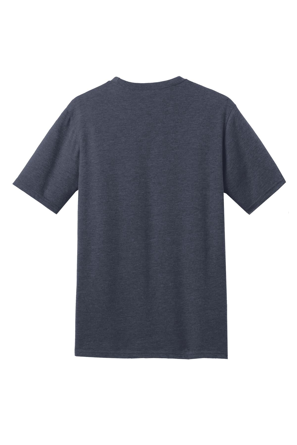 District Perfect Blend CVC Tee DM108 Heathered Navy