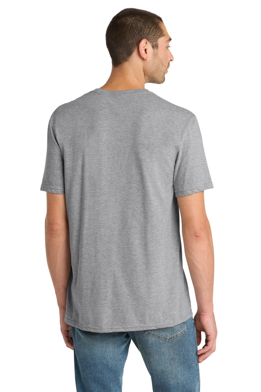 District Perfect Blend CVC Tee DM108 Light Heather Grey