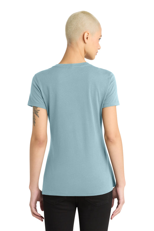 District - Women's Perfect Weight V-Neck Tee DM1170L Blue Fog