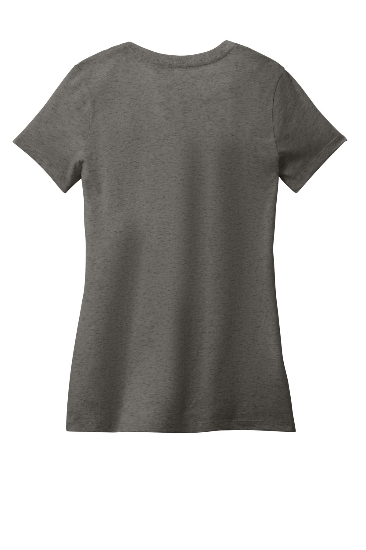 District - Women's Perfect Weight V-Neck Tee DM1170L Heathered Charcoal