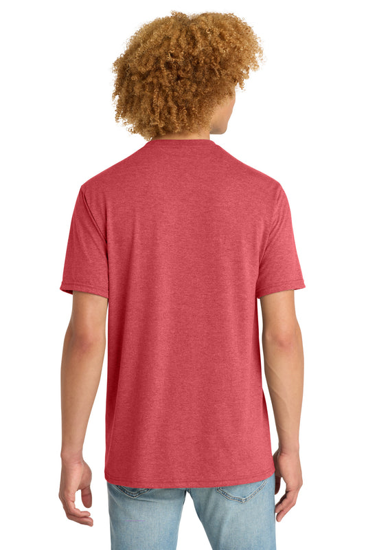 District Perfect Tri DTG Tee DM130DTG Red Frost