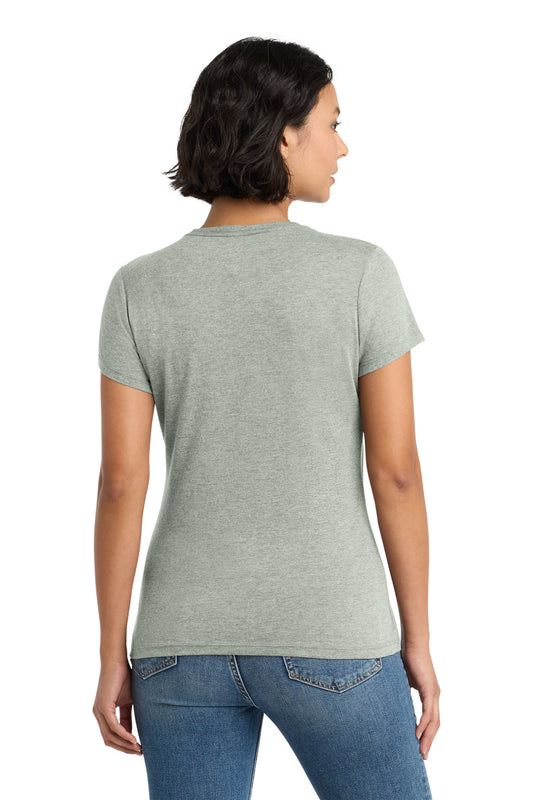 District Women's Perfect Tri Tee DM130L Heathered Grey