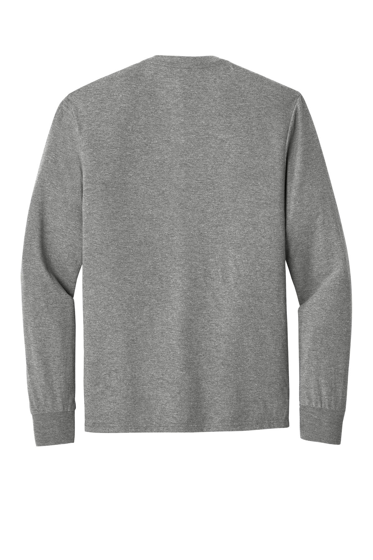 District Perfect Tri Long Sleeve Tee DM132 Grey Frost