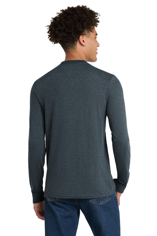 District Perfect Tri Long Sleeve Tee DM132 Navy Frost