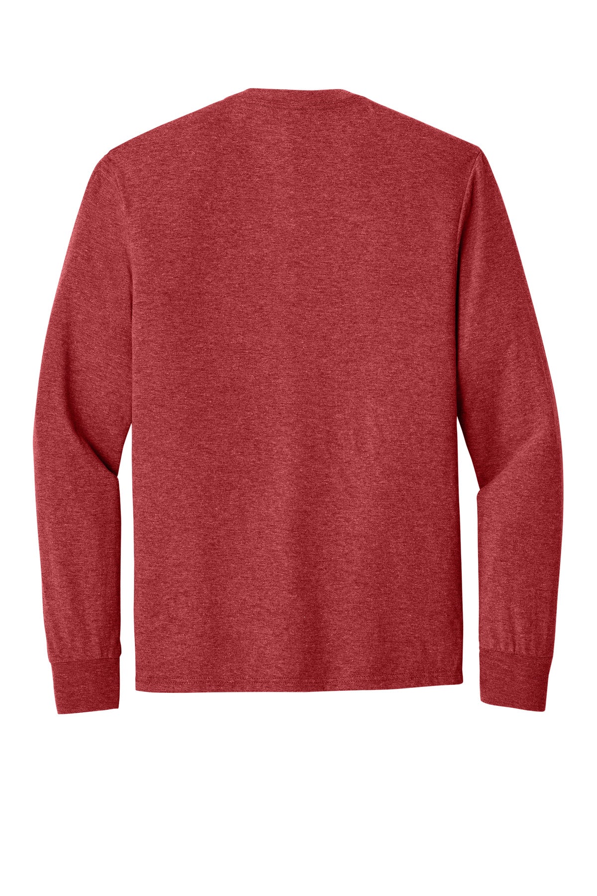 District Perfect Tri Long Sleeve Tee DM132 Red Frost